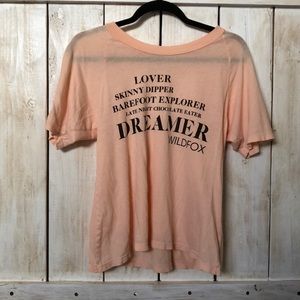 Wild fox soft t shirt